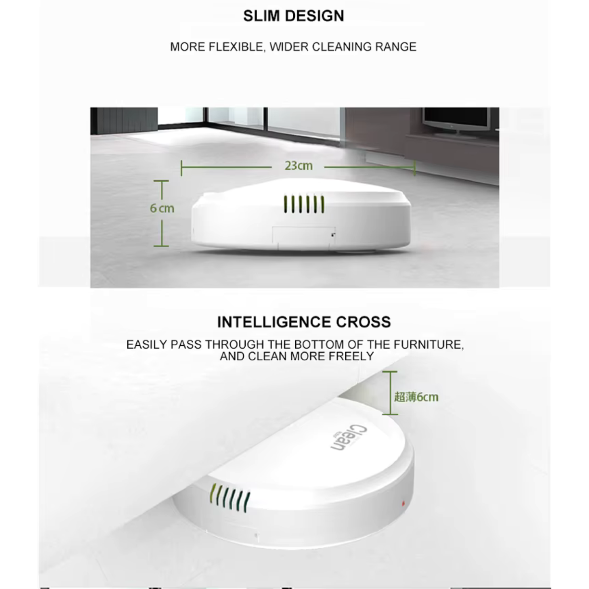 Smart Home Automatic Robot Vacuum Cleaner