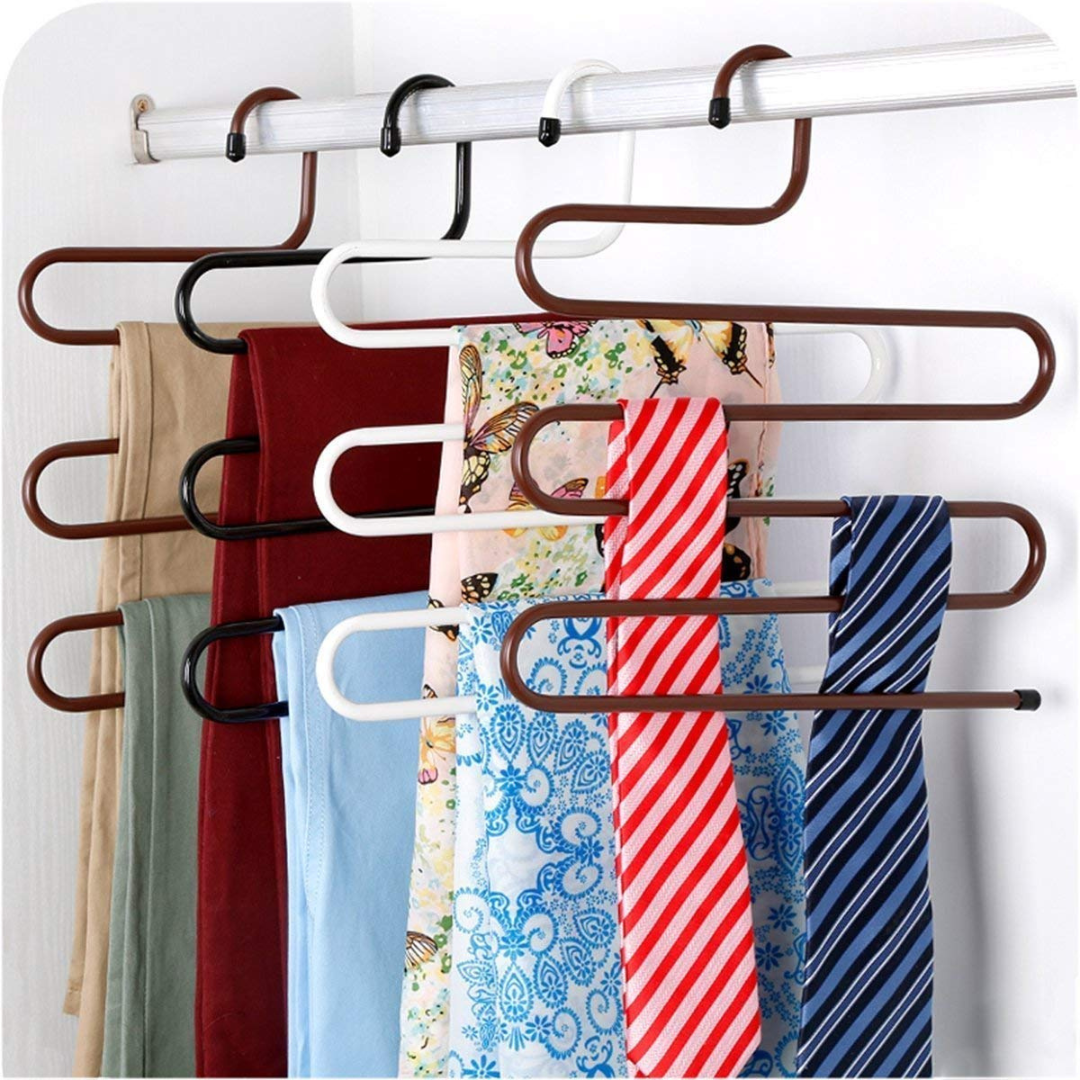 Multi-functional Space Saving Pants Hanger Rack