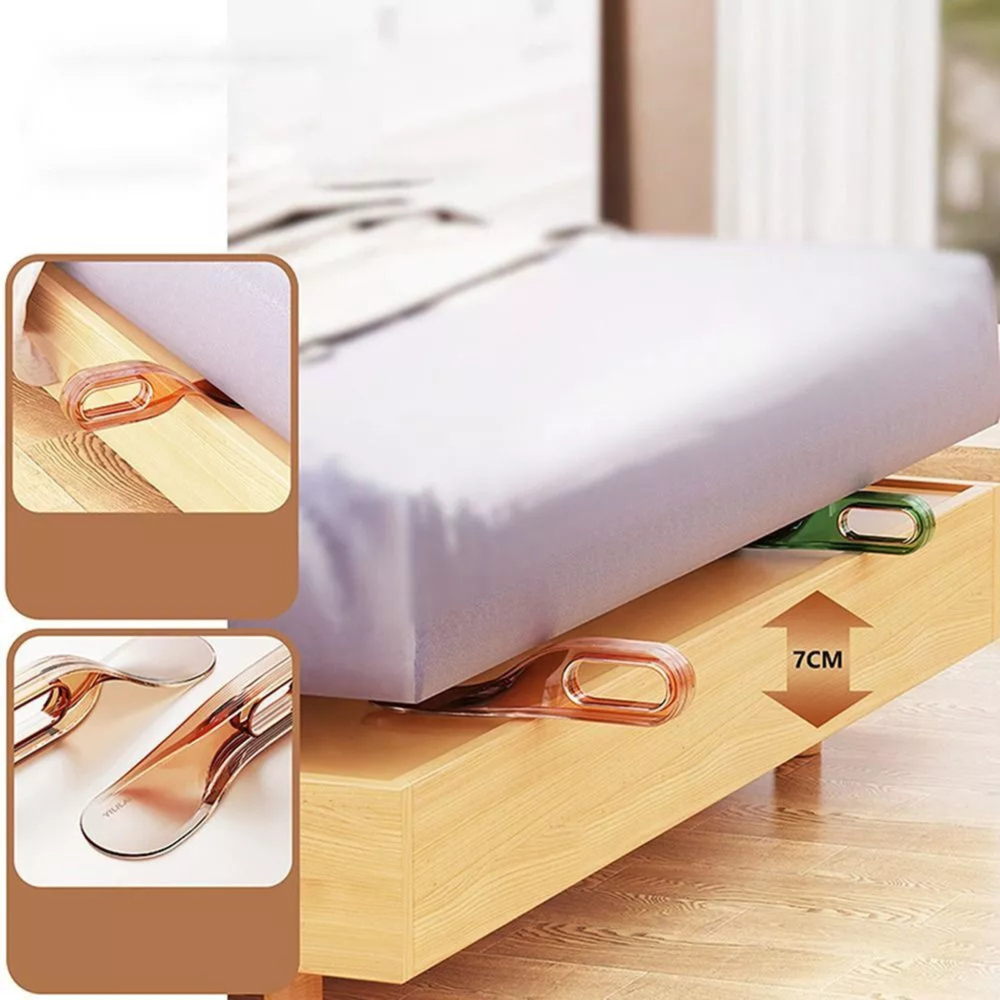 Mattress Lifter for Bed with Lip, Bed Making Tool