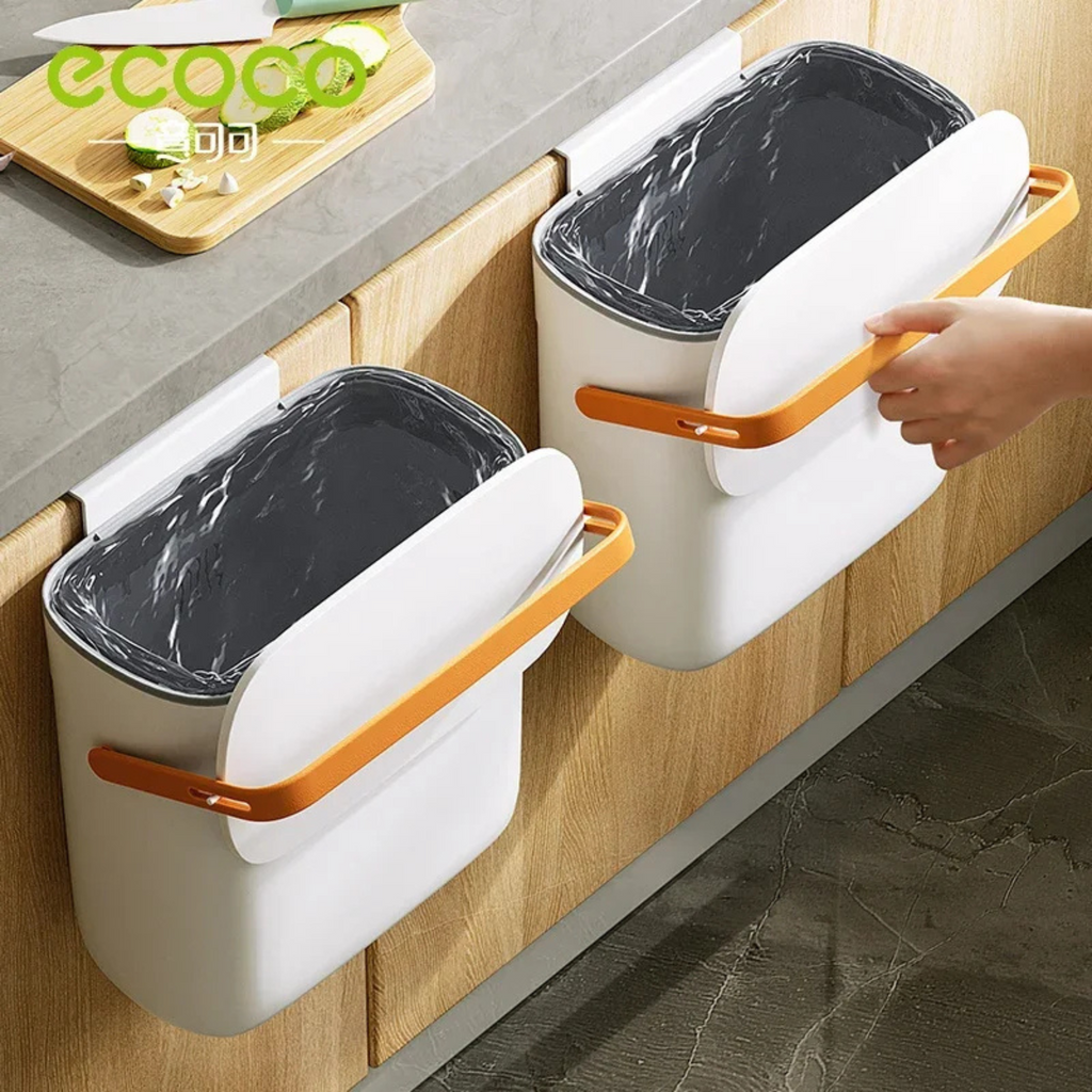 Ecoco 7 Liter Compact Trash Bin for Kitchen