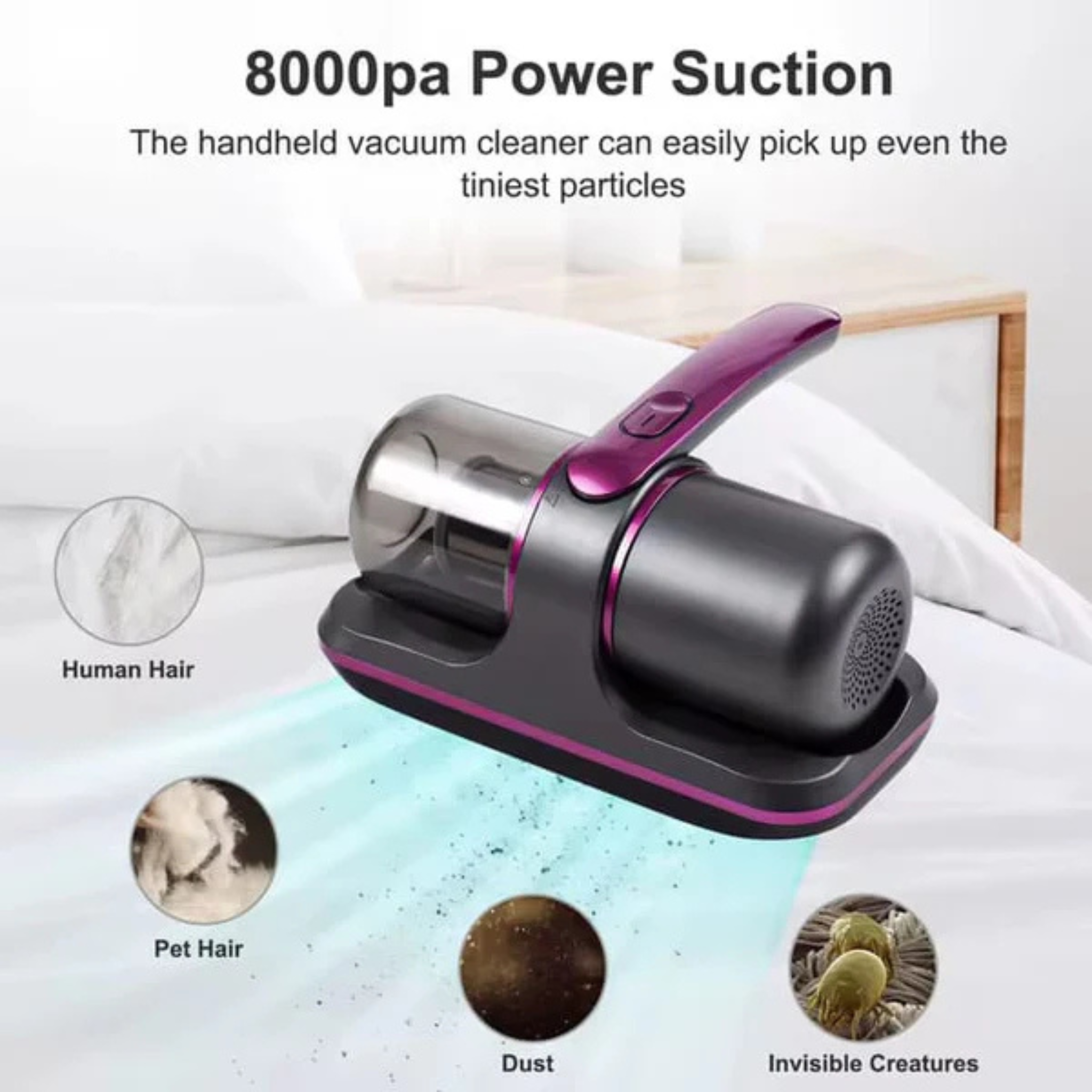 ADMOS Acarid Remover / Dust Mite Vacuum Cleaner / UV Sterilization