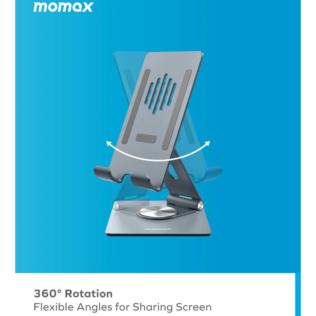 Momax Fold Stand KH5 - Universal Phone and Tablet Rotating Stand