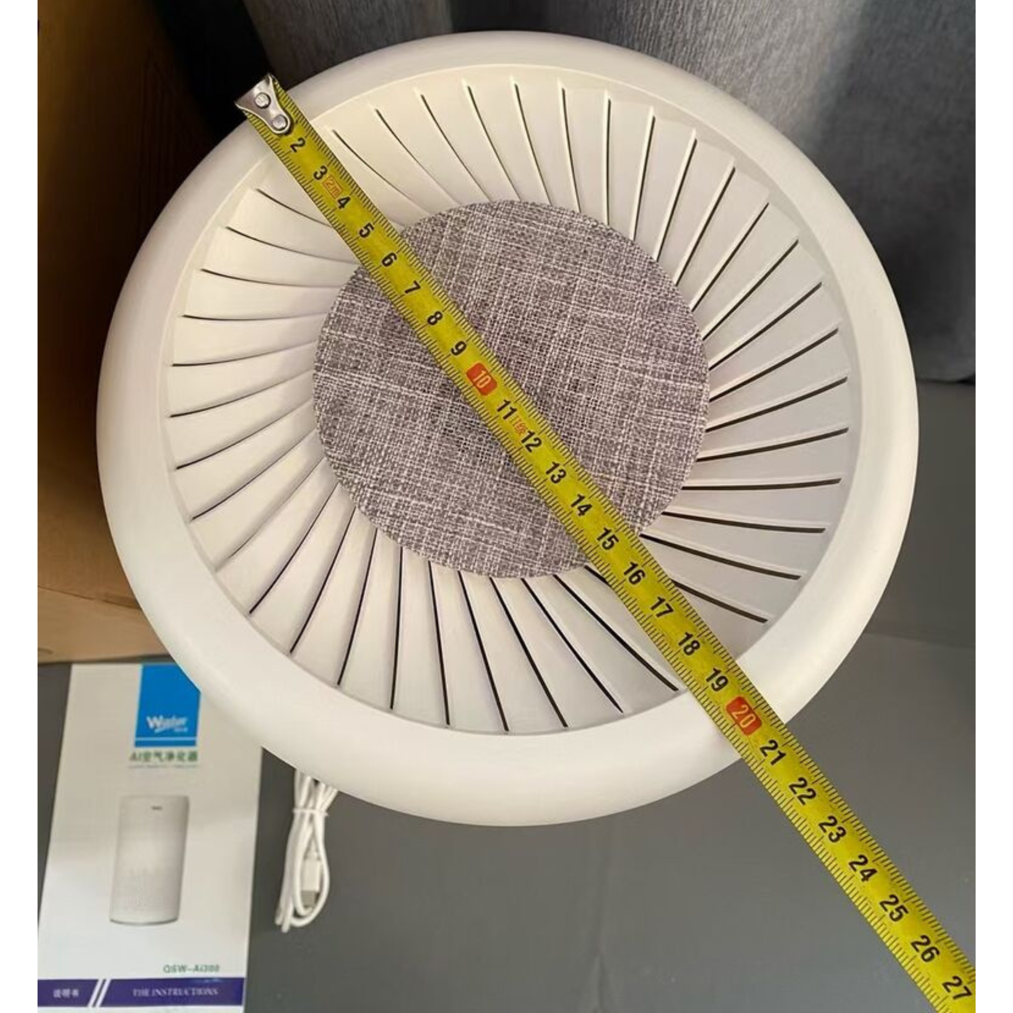 Air Purifier with UV Sterilization, Negative Ion Mode and Bluetooth Speaker
