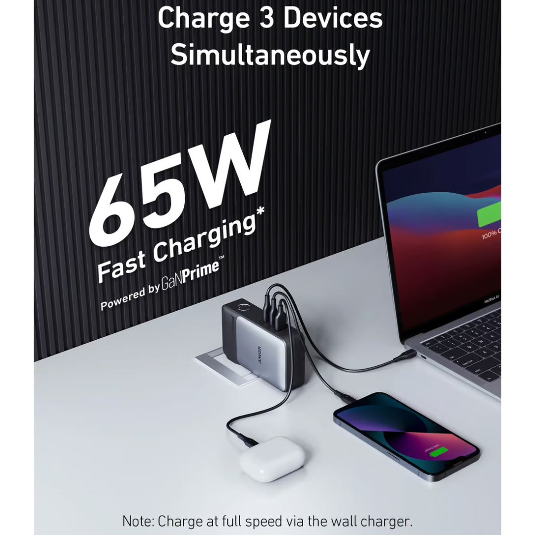 Anker 733 GaNPrime Power Bank - 10000mAh PowerCore 65W Charger