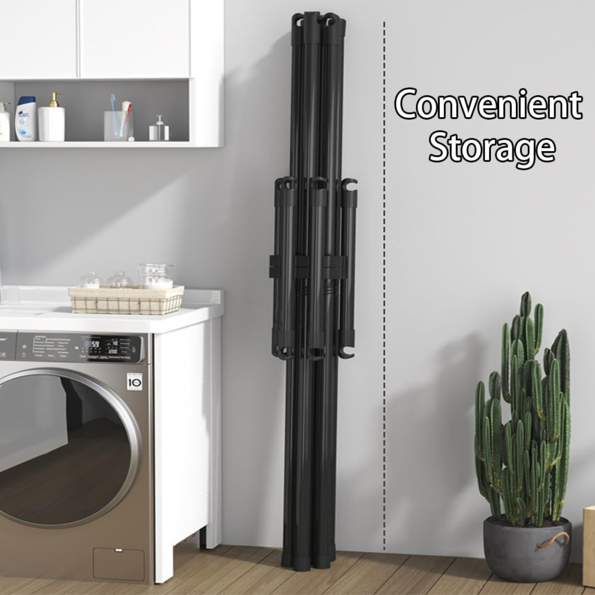 Collapsible Clothes Airer, Folding Clothes Drying Rack