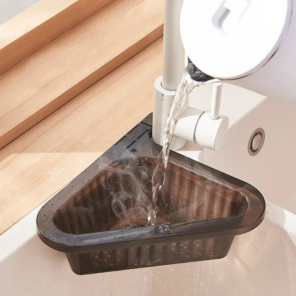 Telescopic Kitchen Sink Drain Basket, Hanging Strainer Rack Fruit Vegetable Washing Basket