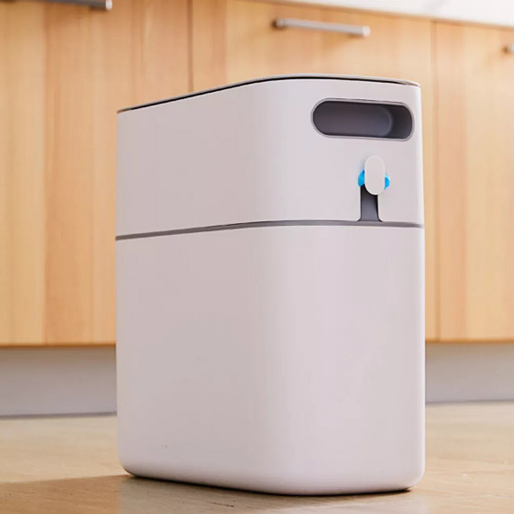 Ecoco Narrow Space Press-type Trash Can, Household Garbage Waste Bin