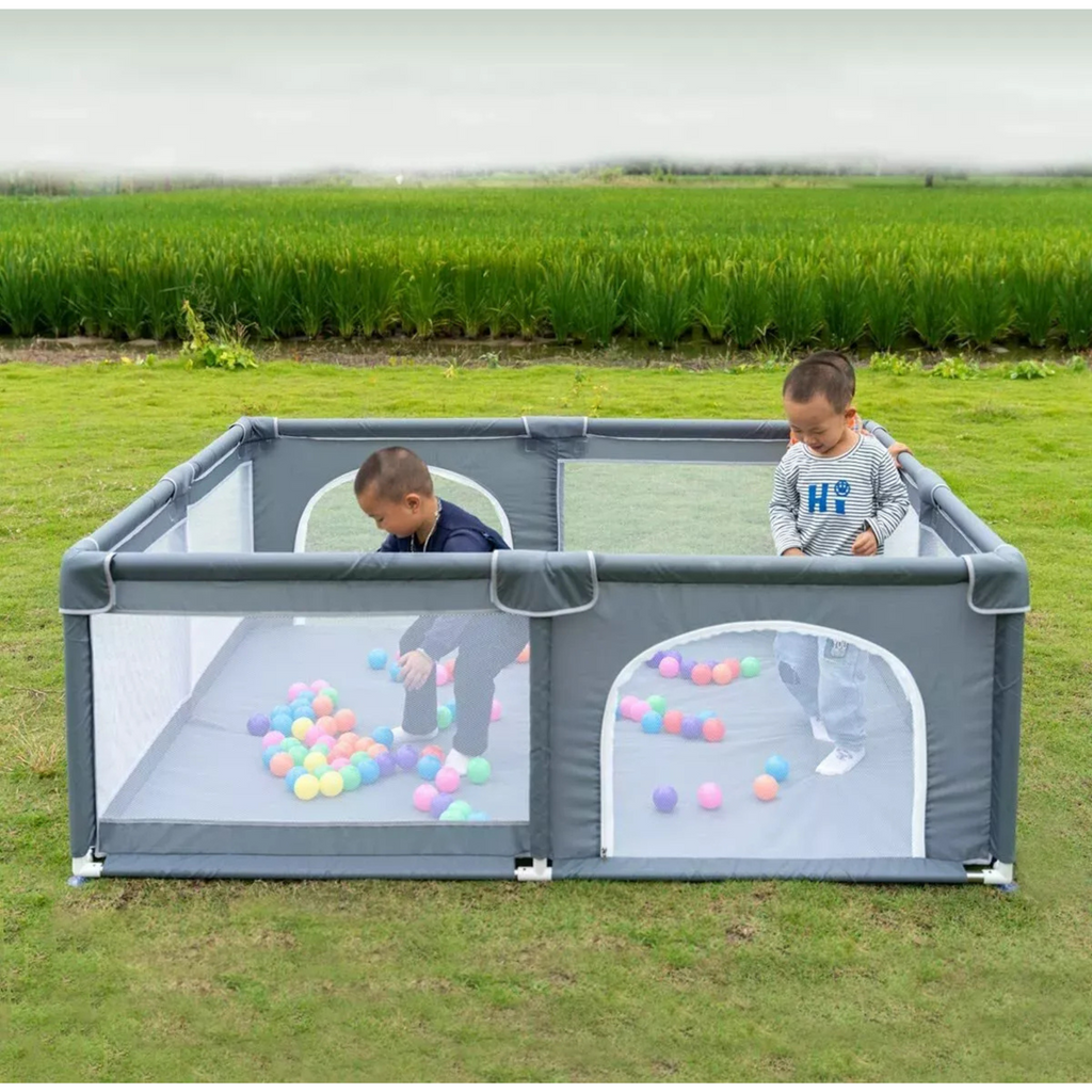 Portable Large Baby Fence Area, Large Baby Playpen, Anti-Slip Play Yard For Toddlers