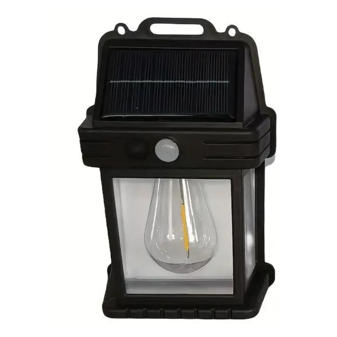 Solar Outdoor Wall Lamp, IP65 Waterproof Vintage Style Solar Light