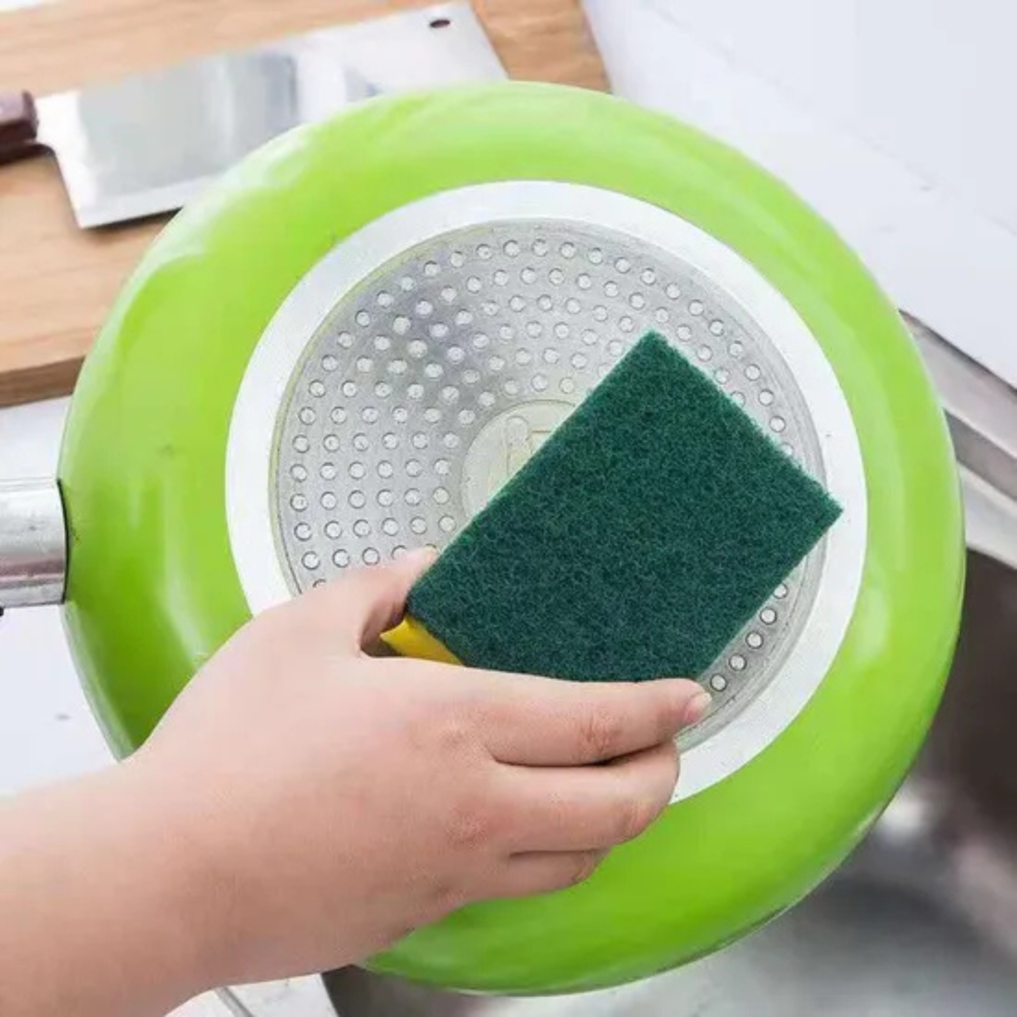 Sponge Scrubber Scouring Pad (Pack of 3 Pieces)