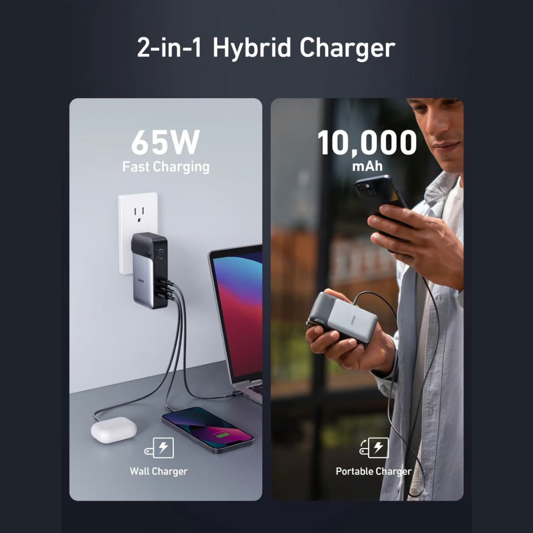 Anker 733 GaNPrime Power Bank - 10000mAh PowerCore 65W Charger