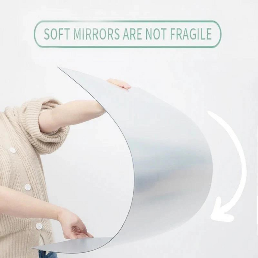 Acrylic Glass Wall Mirror - HD Self Adhesive DIY Mirror