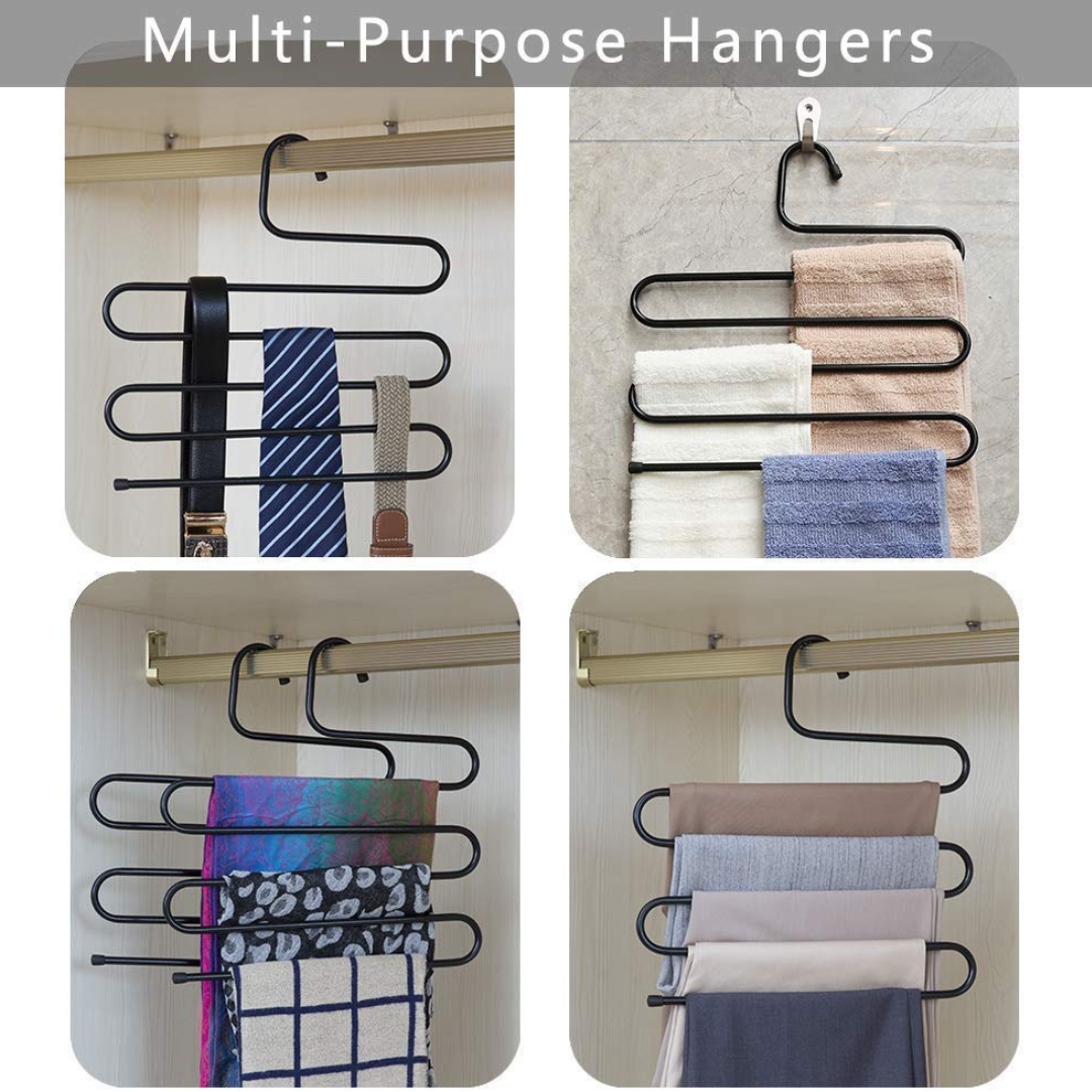 Multi-functional Space Saving Pants Hanger Rack