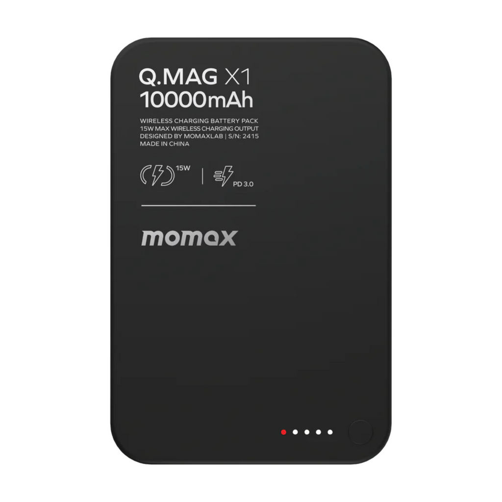 Momax Q.Mag X1 Gen2 Magnetic Wireless Power Bank 10000mAh