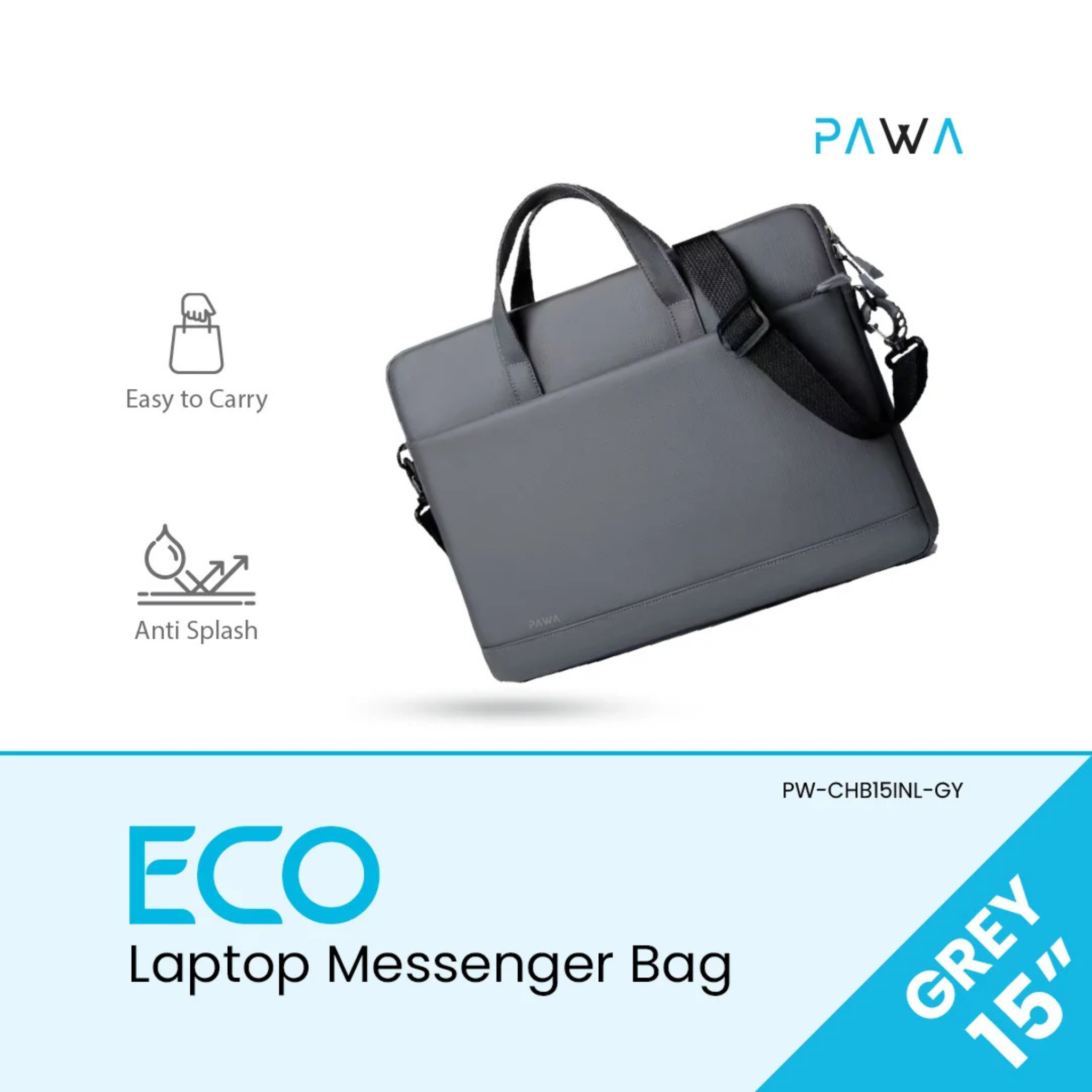 Pawa ECO Laptop Messenger Bag