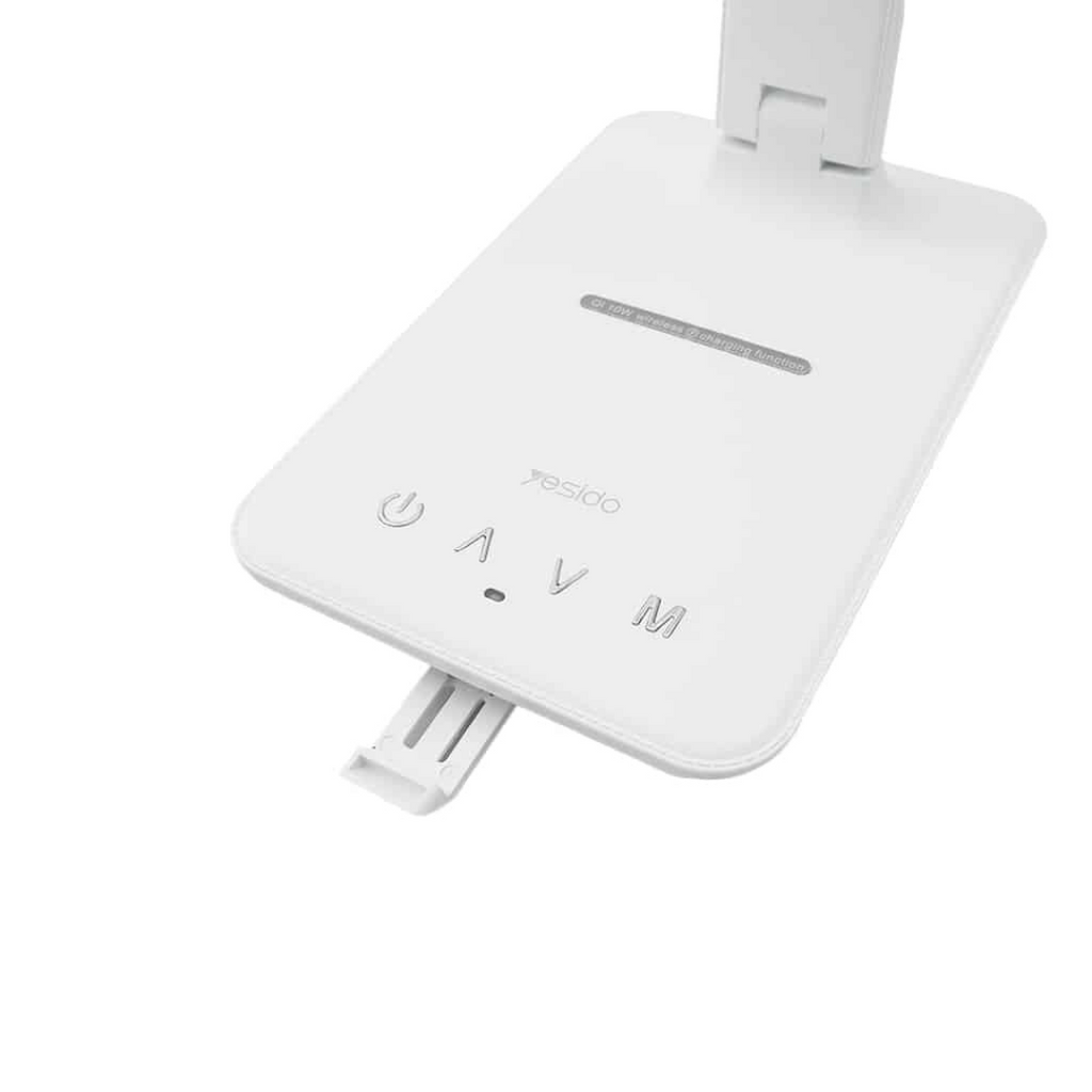 Desk Lamp with 10W Wireless Charging and LCD Display - Yesido DS20