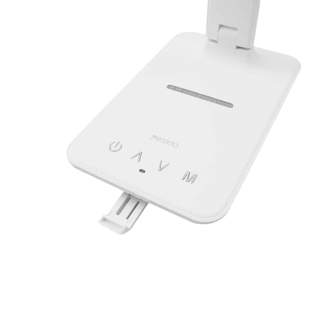Desk Lamp with 10W Wireless Charging and LCD Display - Yesido DS20
