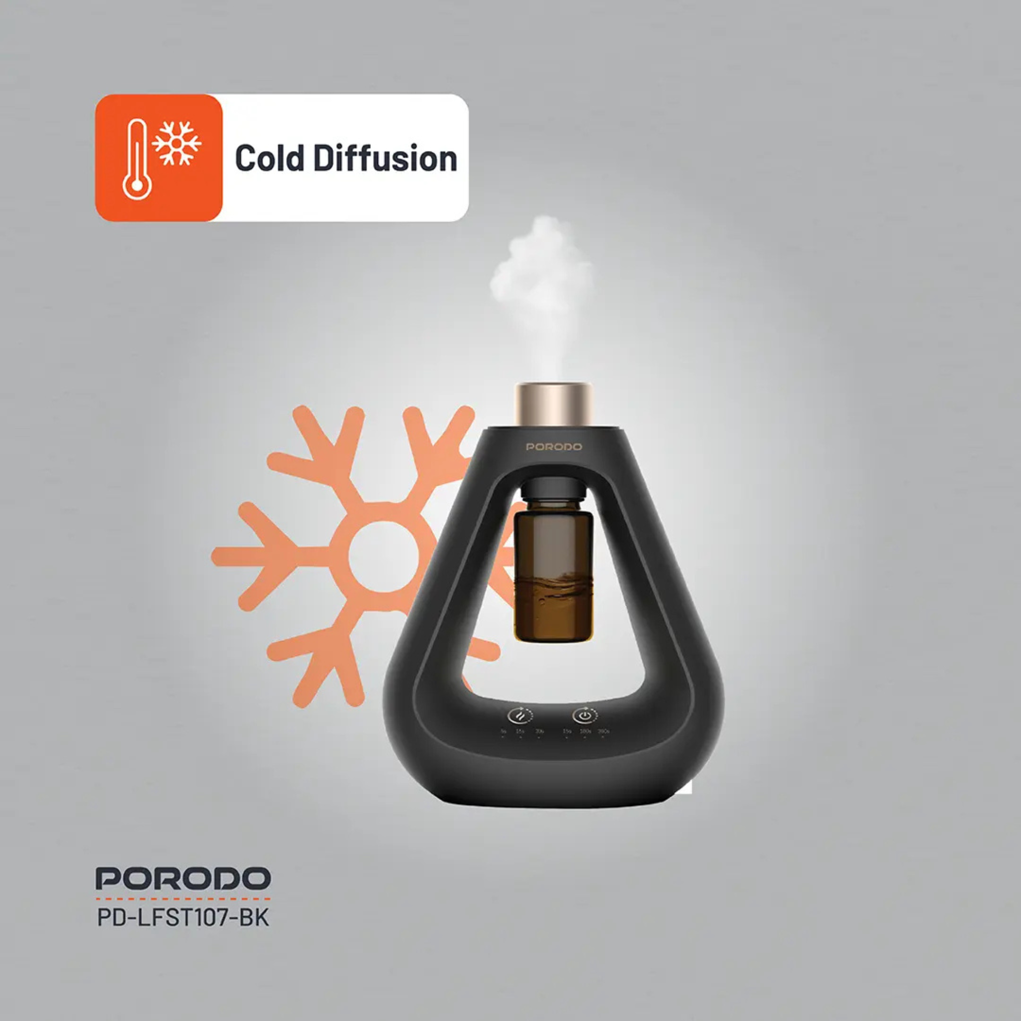 Porodo Lifestyle Aroma Sphere Waterless Diffuser - Hygienic Aroma Diffusion