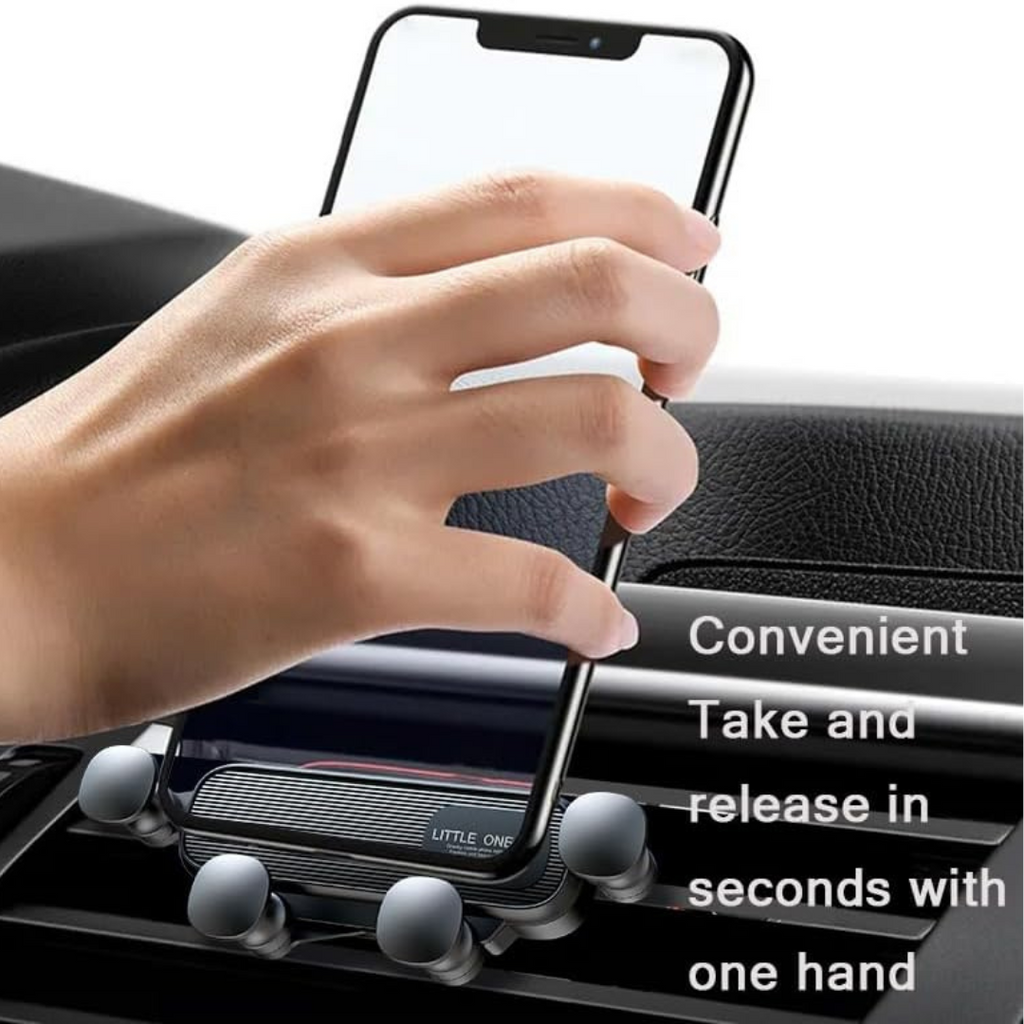 Gravity Sensing Mobile Phone Holder for Car AC Air Vent