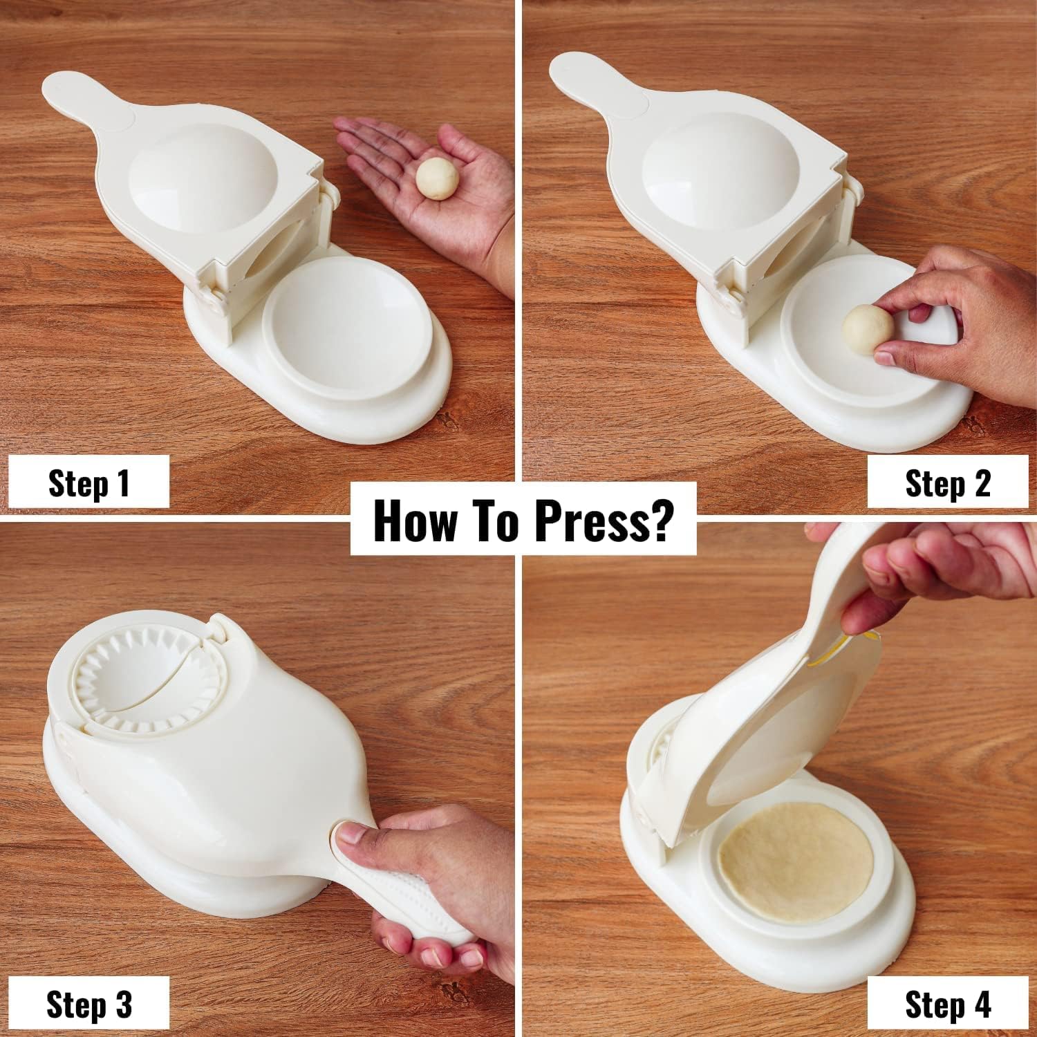 2in1 Easy Quick Press Dumpling Skin Maker Mold