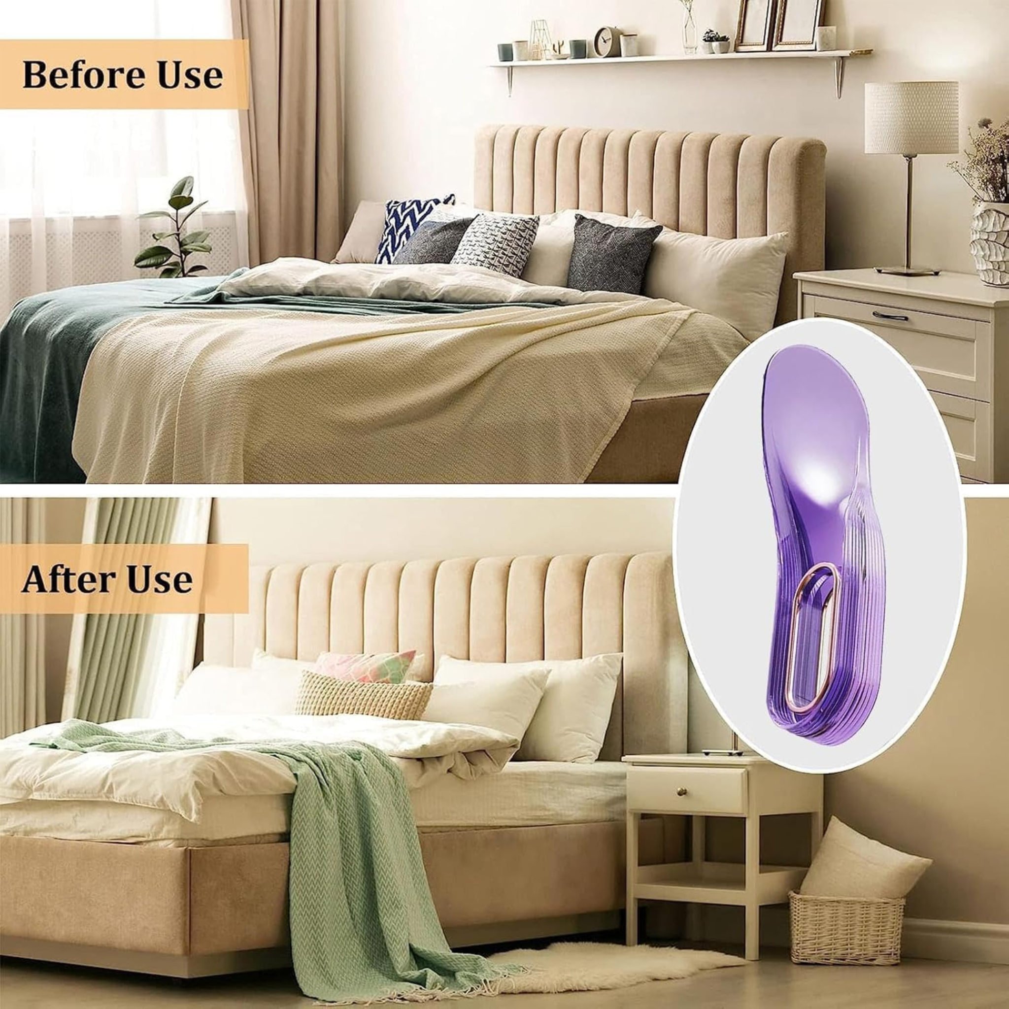 Mattress Lifter for Bed with Lip, Bed Making Tool