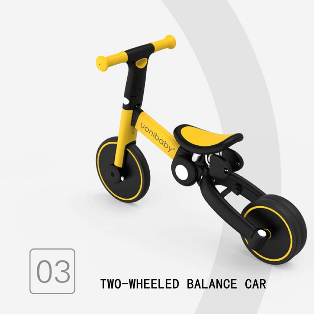 5 IN 1 Folding Tricycle, Balance Bicycle for Kids, Removable Pedal Scooter for Toddlers