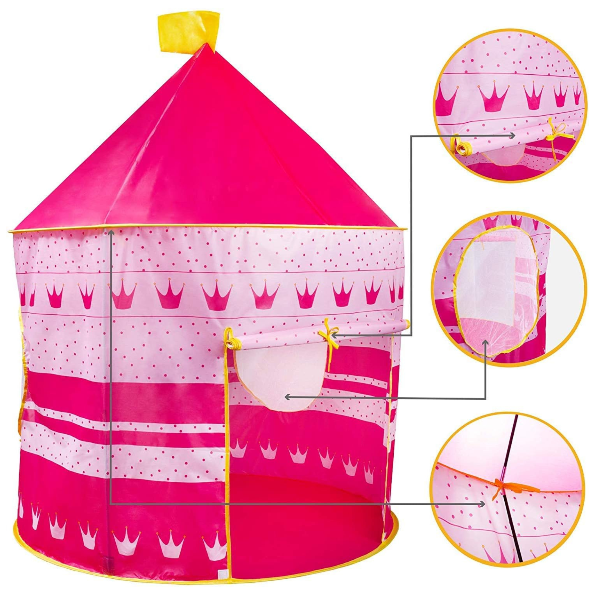Kids Folding Pop Up Play House, Unisex Children's Play Tent