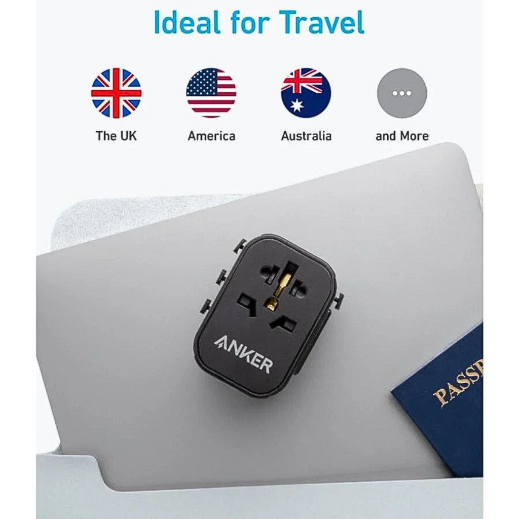 Anker 312 Outlet Extender All-in-one Universal Travel Adapter