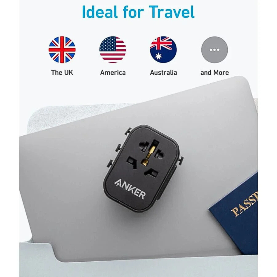 Anker 312 Outlet Extender All-in-one Universal Travel Adapter