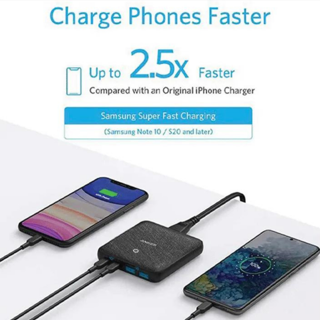 Anker PowerPort Atom III Slim (4 Ports) 63W 2PD + 2 IQ