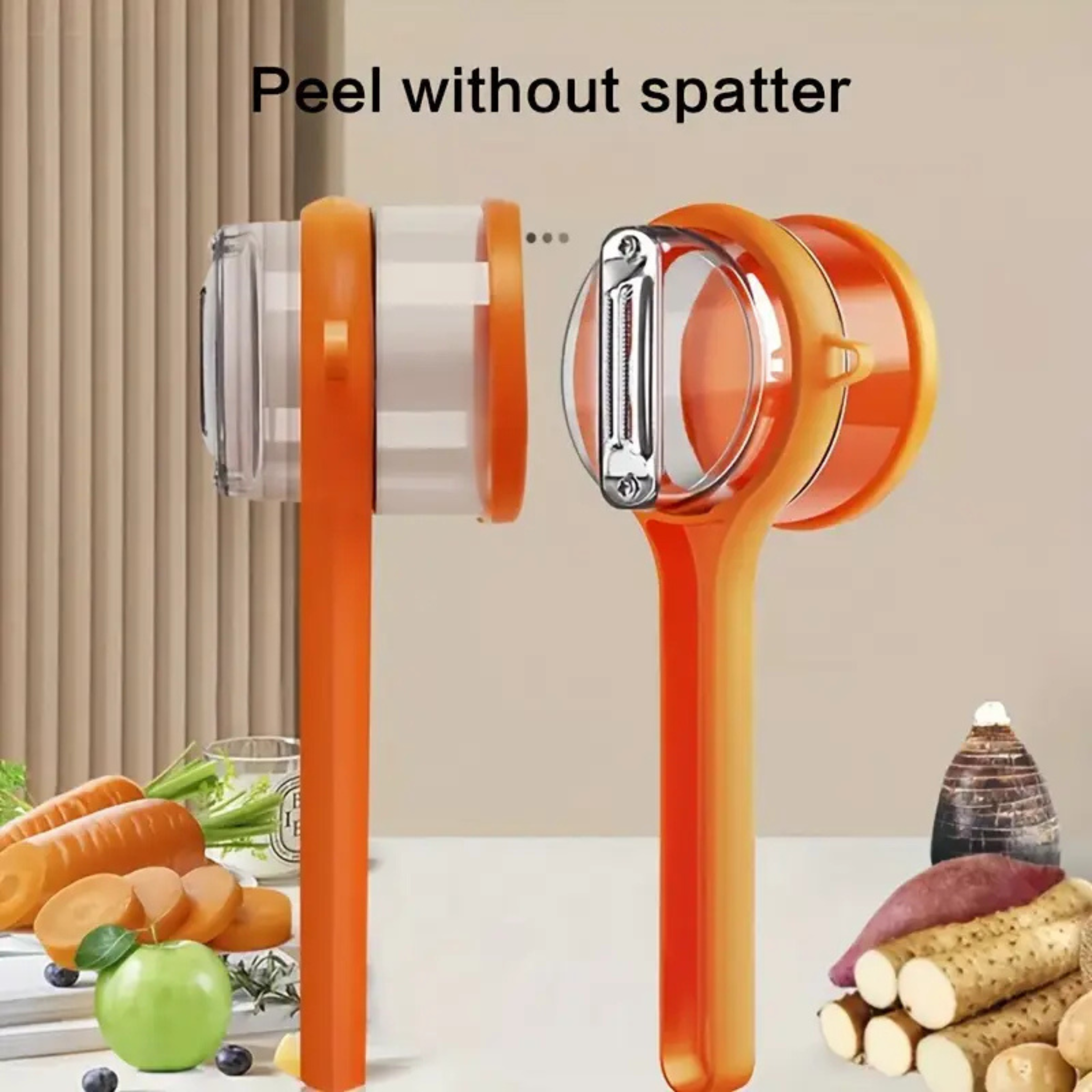 Fruits & Vegetables Peeler with Storage Compartment