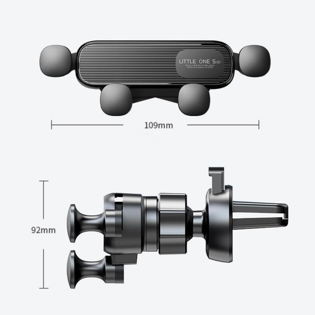 Gravity Sensing Mobile Phone Holder for Car AC Air Vent