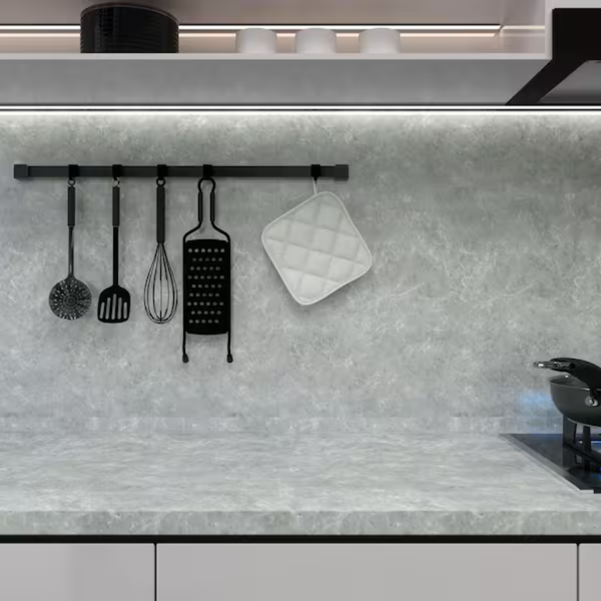 Waterproof Non-slip Self-Adhesive Marble Pattern Wallpaper Sticker for Kitchen, Cupboard & Dining Area