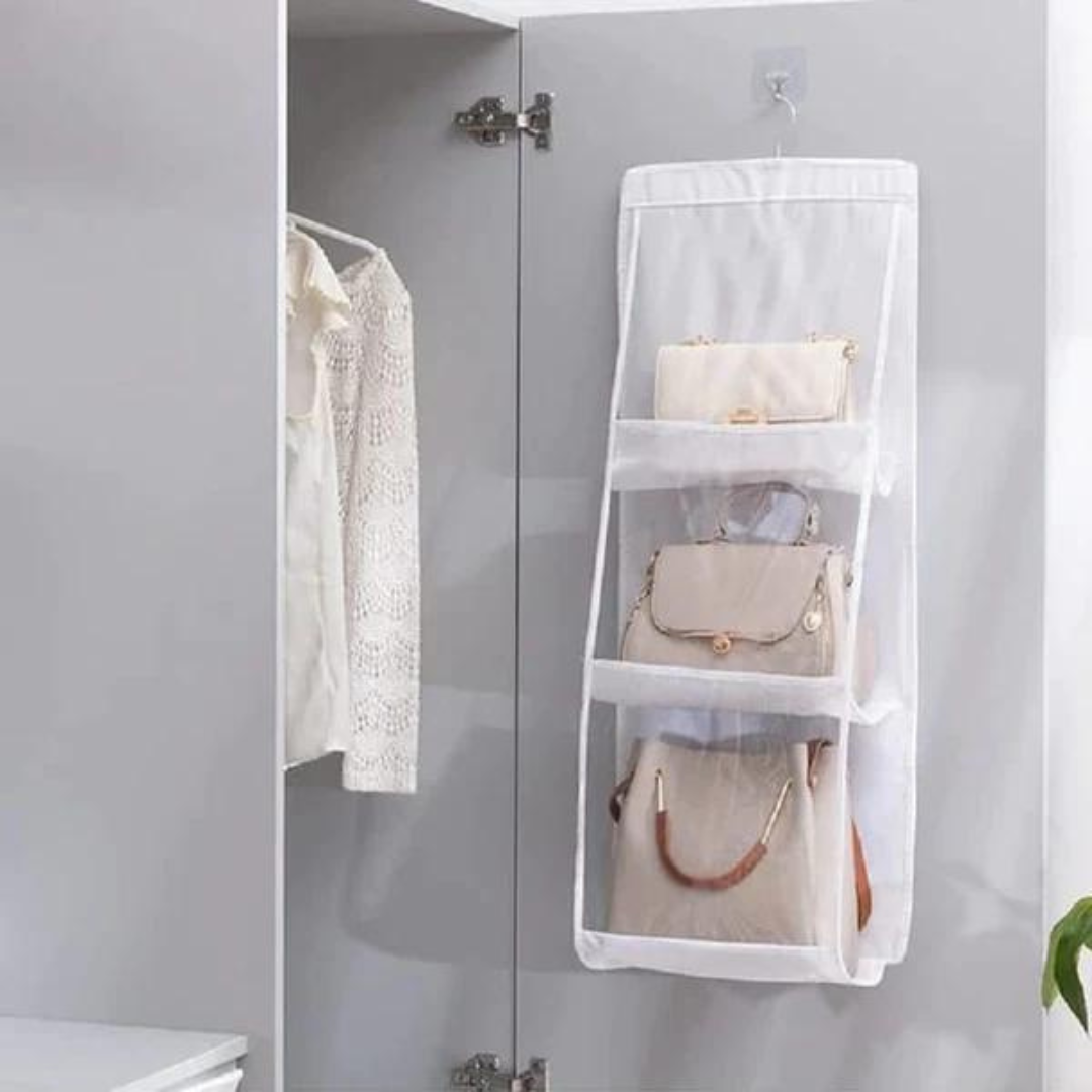 Multi Layer Hanging Handbags Organizer for Wardrobe