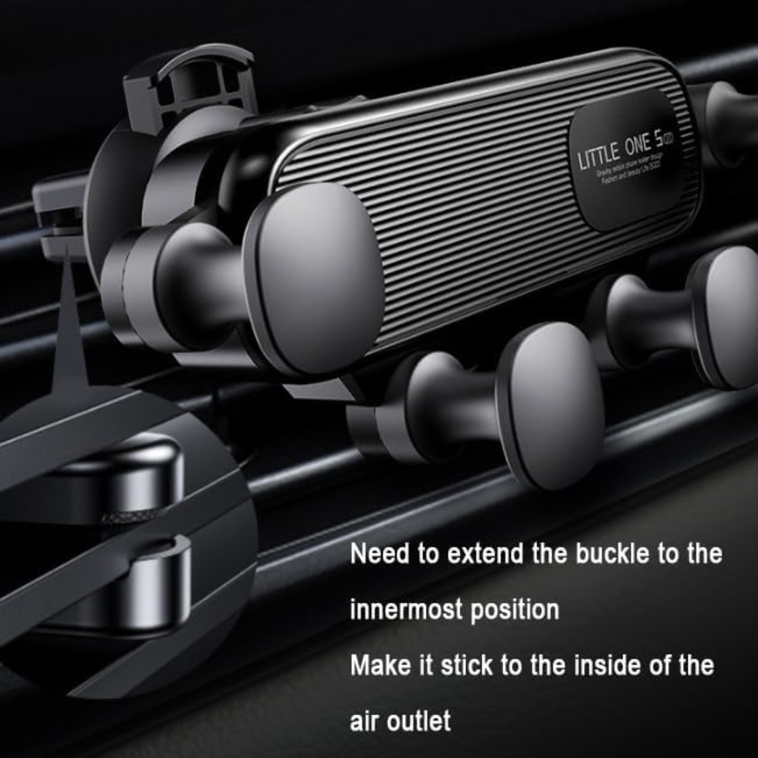 Gravity Sensing Mobile Phone Holder for Car AC Air Vent