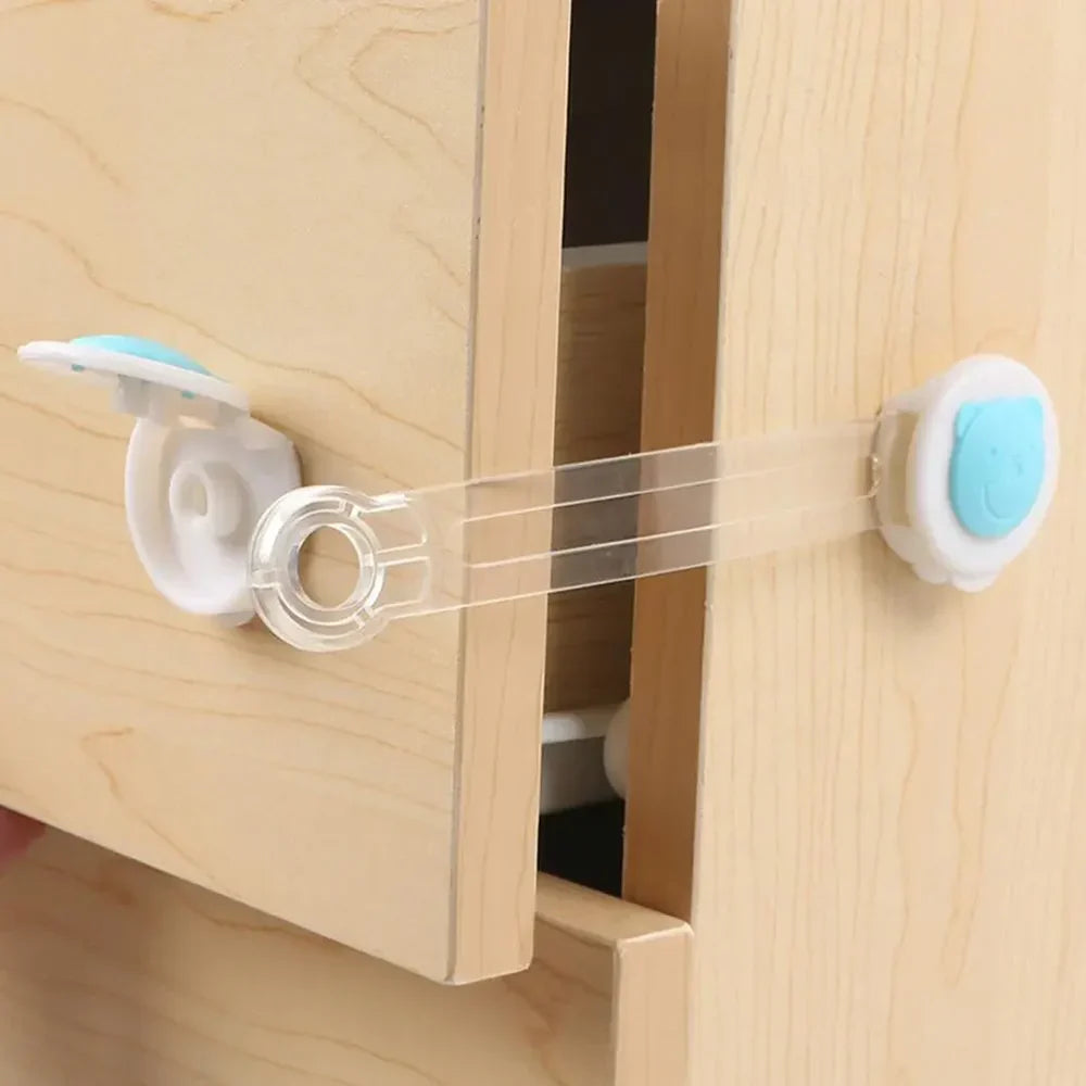 Child Safety Lock, Drawer Cabinet Locking (2 Pcs/Packet)