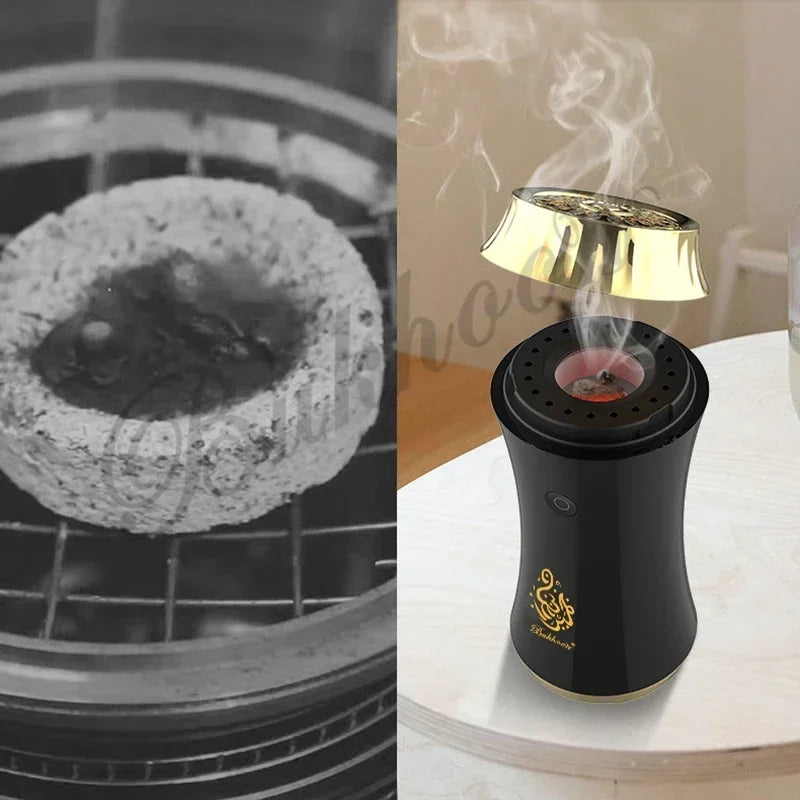Portable Electric Car Bakhoor Burner, USB Rechargeable Incense Burner