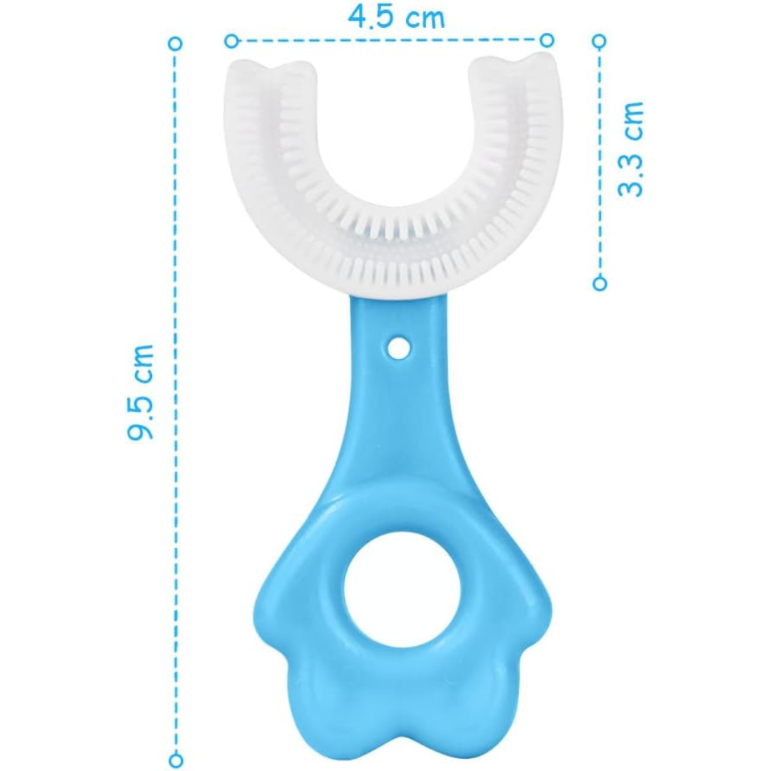 360° Rotating U-Shaped Toothbrush for Kids