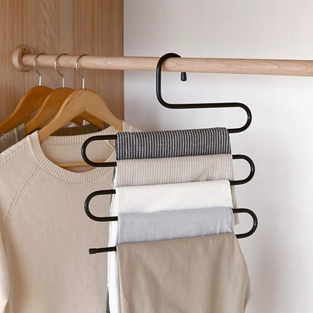 Multi-functional Space Saving Pants Hanger Rack