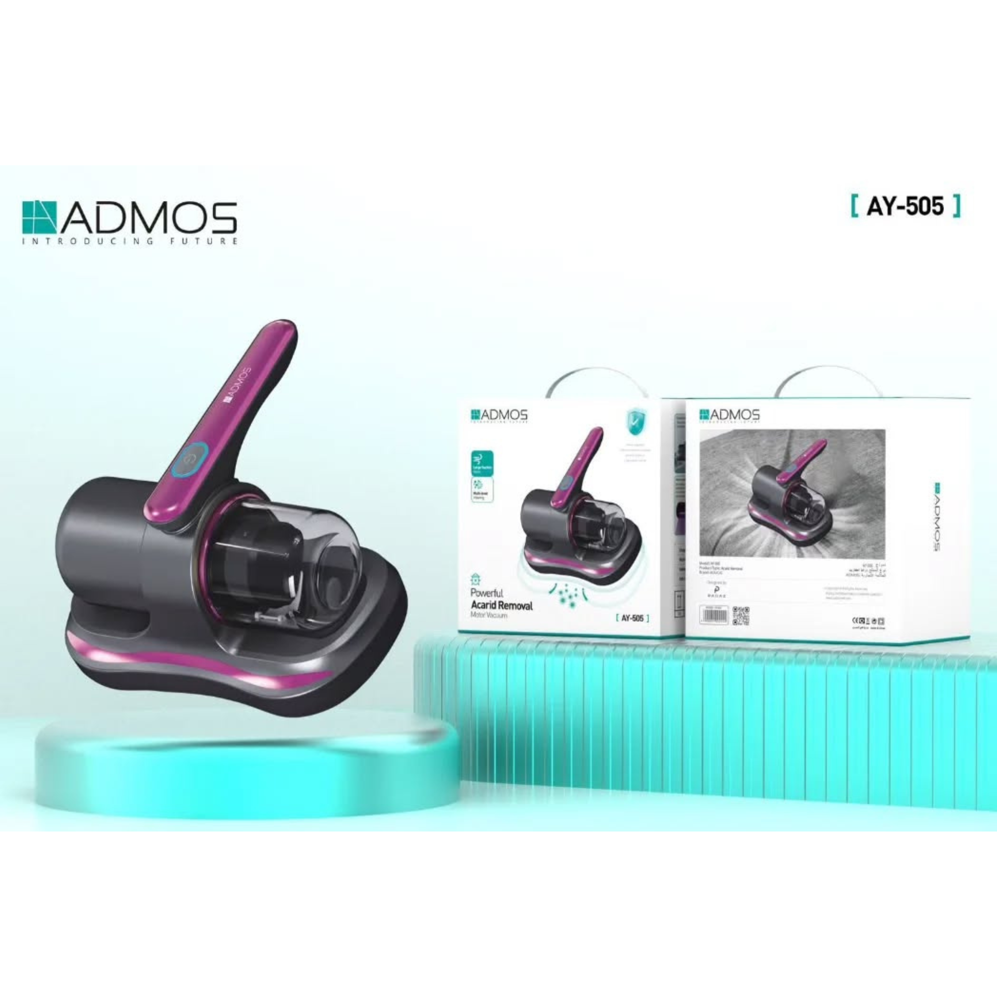 ADMOS Acarid Remover / Dust Mite Vacuum Cleaner / UV Sterilization