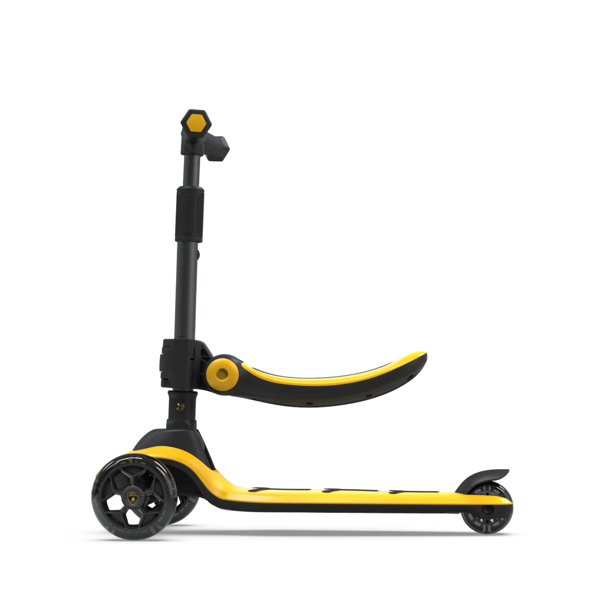 Lamborghini Kids Twist Scooter with Baby Seat