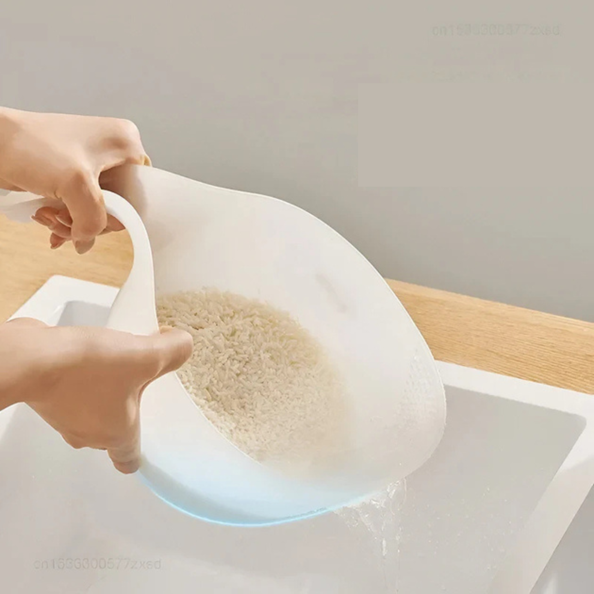 Ecoco Washing Drain Bowl for Rice, Grains, Vegetables and Fruits