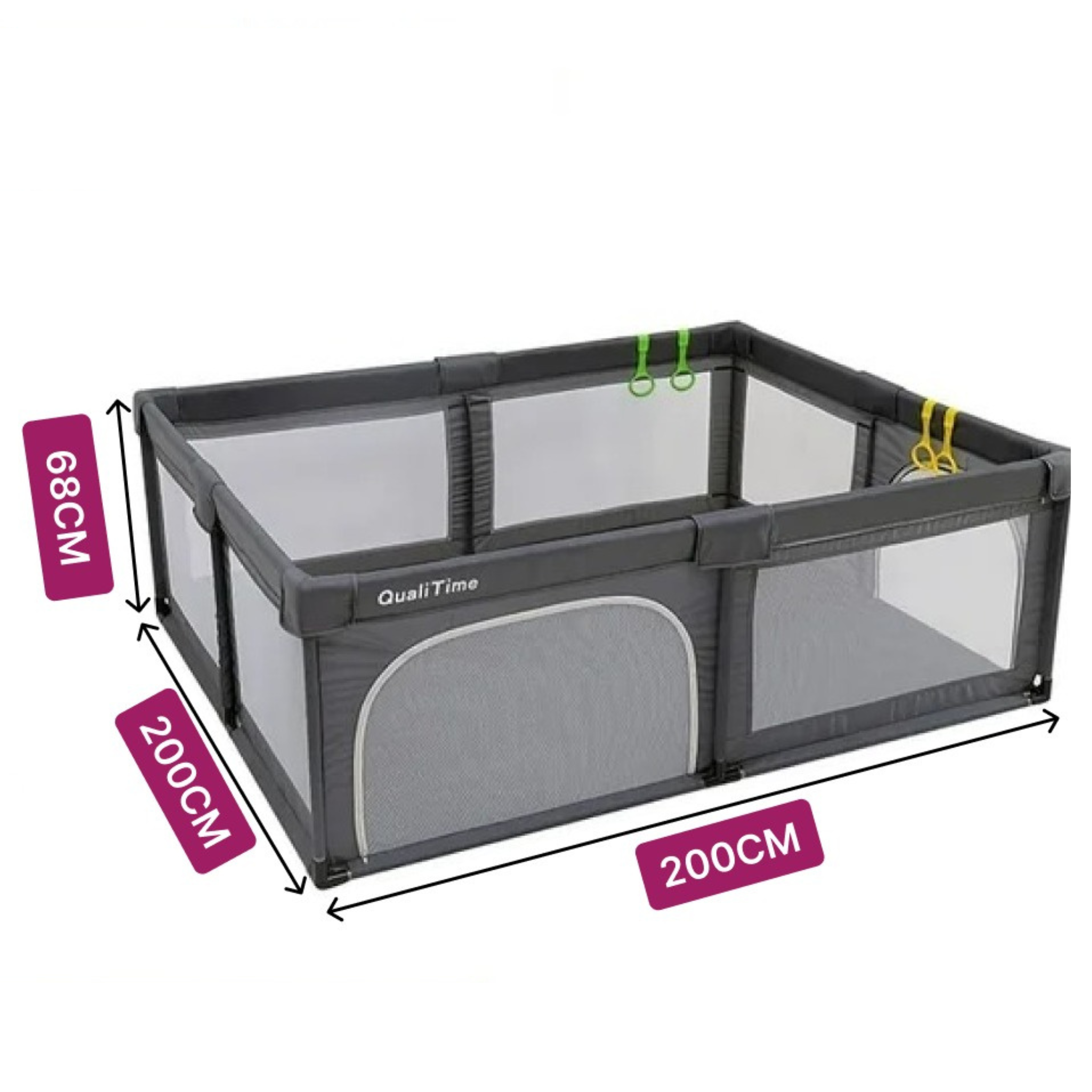 Portable Large Baby Fence Area, Large Baby Playpen, Anti-Slip Play Yard For Toddlers