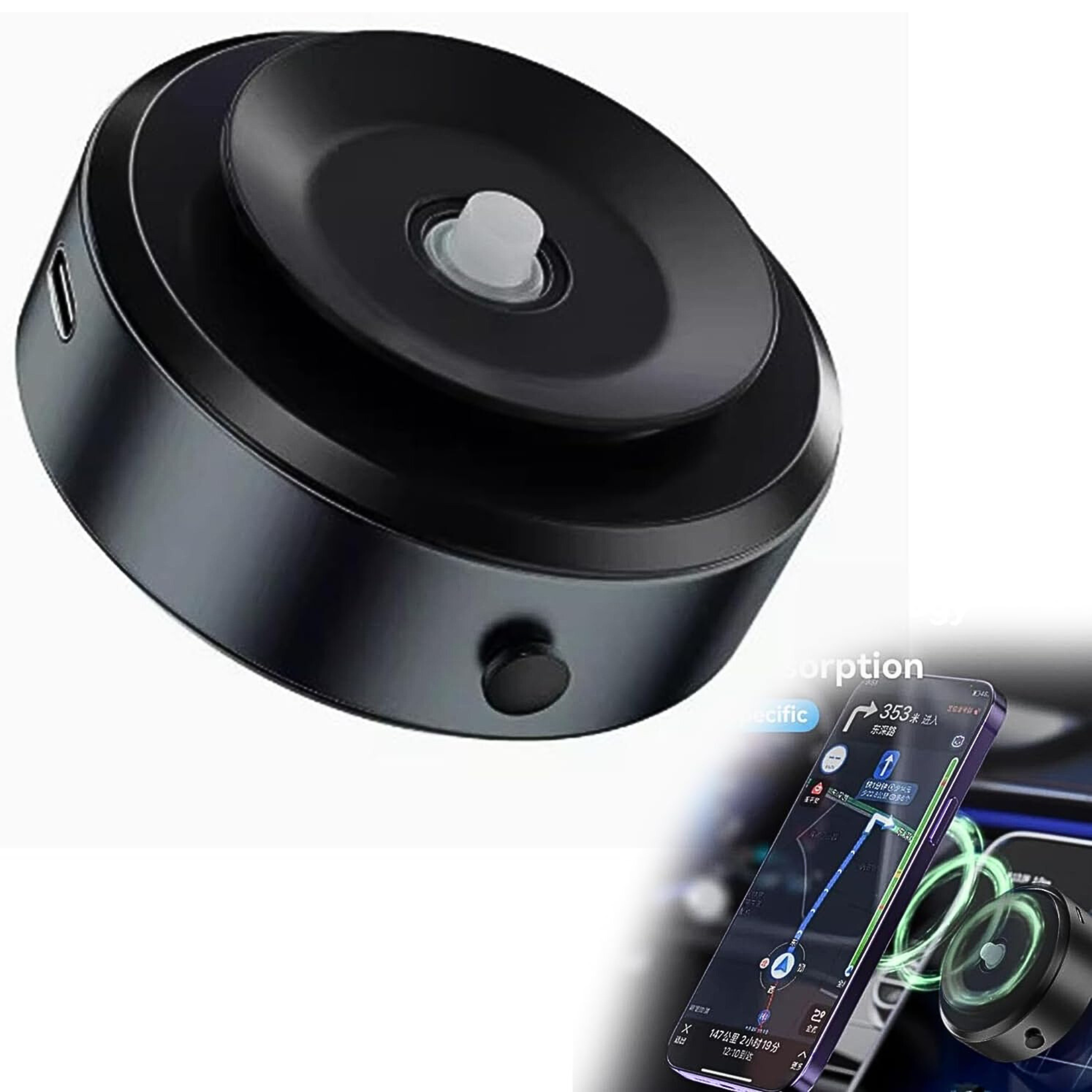 Vacuum Suction Magnetic Car Mobile Phone Holder