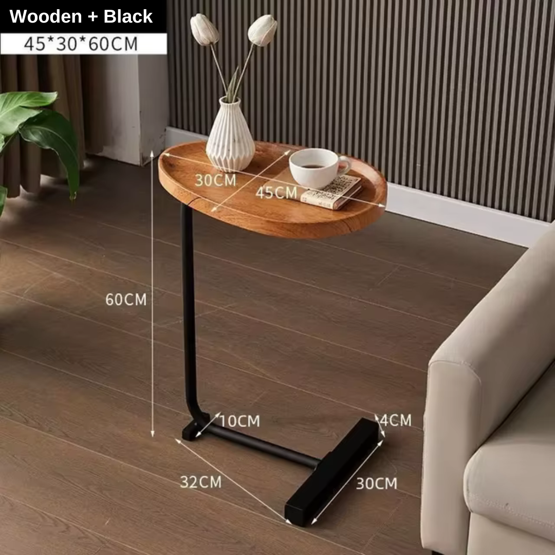 Classic Wooden Coffee Side Table for Living Room