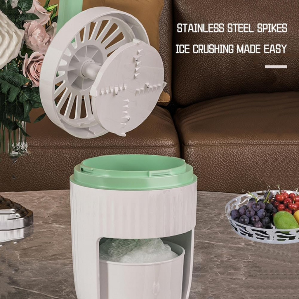 Manual Ice Shaver Machine, Ice Crusher Snow Cone Maker
