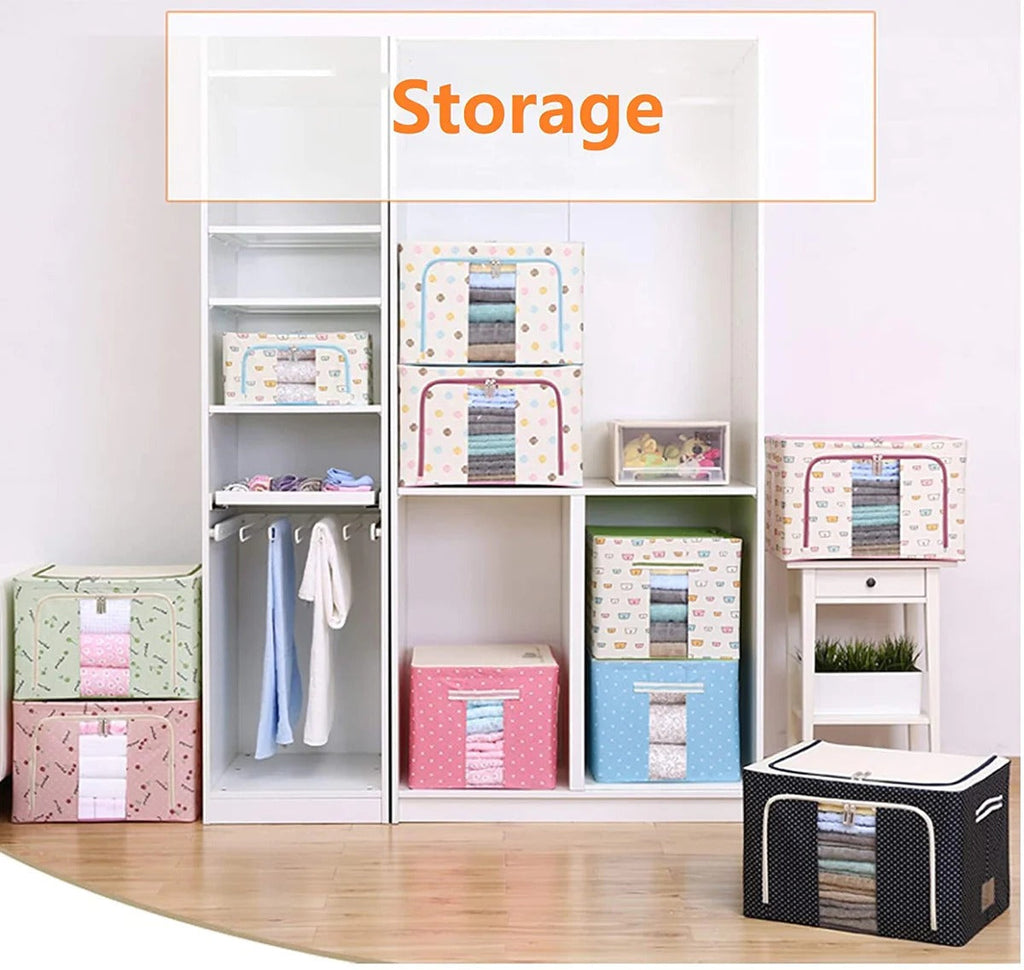 100L Large Capacity Wardrobe Clothes Organizer Storage Box