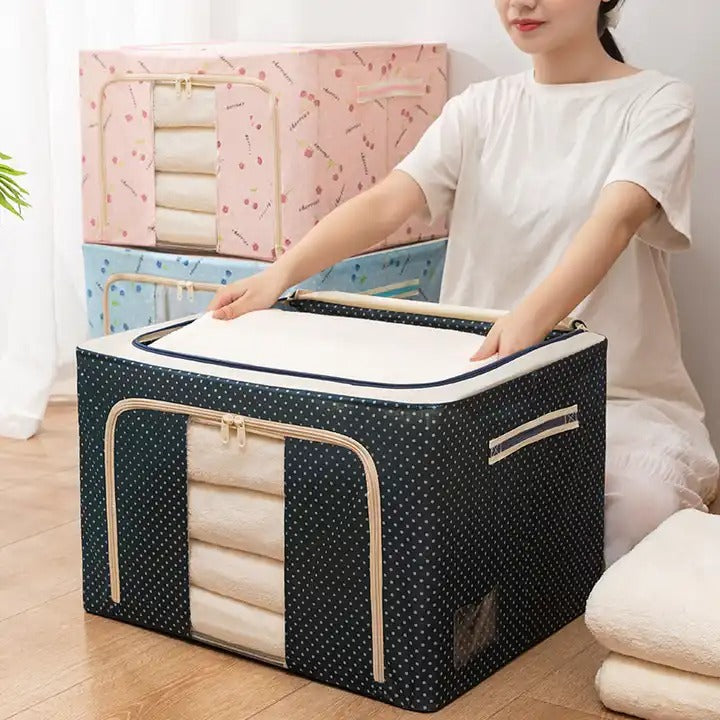 100L Large Capacity Wardrobe Clothes Organizer Storage Box