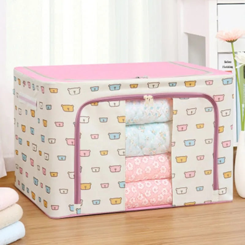 100L Large Capacity Wardrobe Clothes Organizer Storage Box