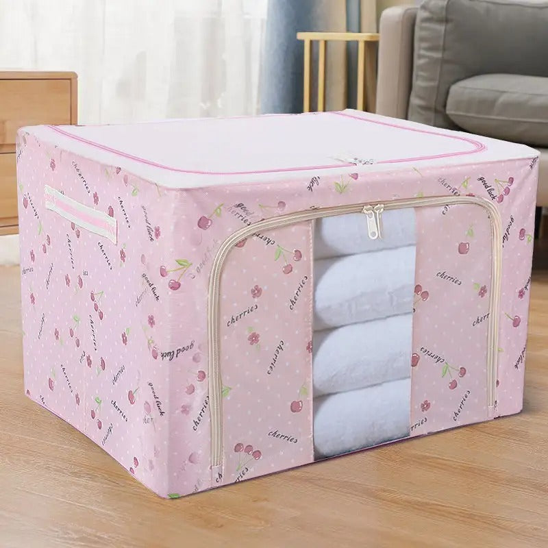 100L Large Capacity Wardrobe Clothes Organizer Storage Box